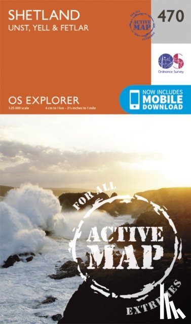 Ordnance Survey - Shetland - Unst, Yell and Fetlar