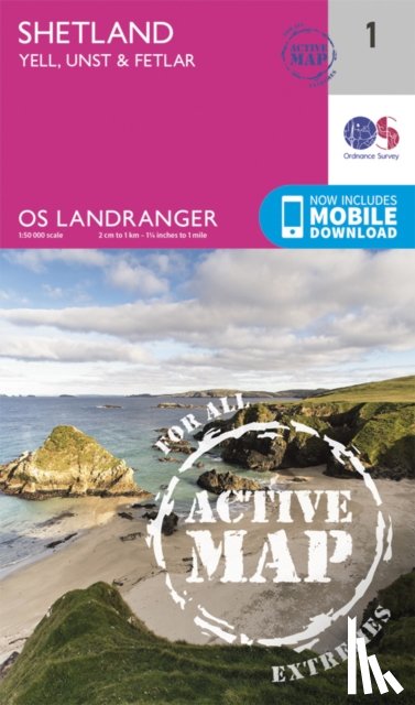 Ordnance Survey - Shetland - Yell, Unst and Fetlar