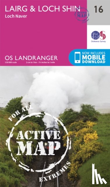 Ordnance Survey - Lairg & Loch Shin, Loch Naver