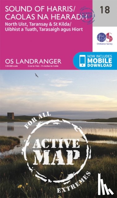Ordnance Survey - Sound of Harris, North Uist, Taransay & St Kilda