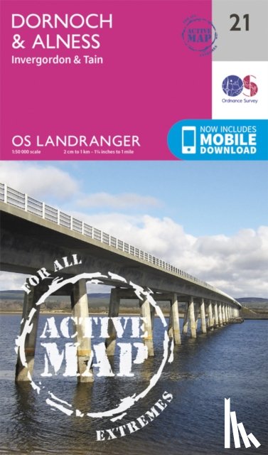 Ordnance Survey - Dornoch & Alness, Invergordon & Tain