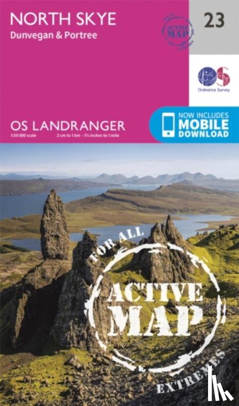 Ordnance Survey - North Skye, Dunvegan & Portree