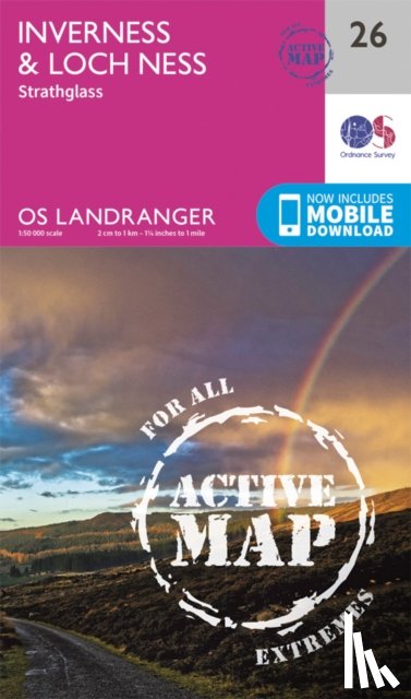 Ordnance Survey - Inverness & Loch Ness, Strathglass