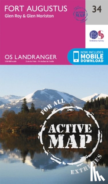 Ordnance Survey - Fort Augustus, Glen Roy & Glen Moriston