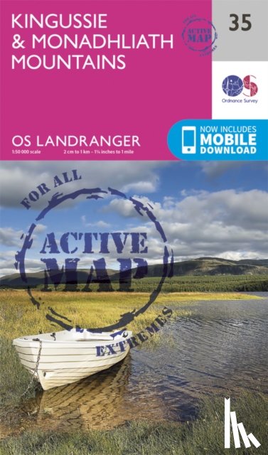 Ordnance Survey - Kingussie & Monadhliath Mountains