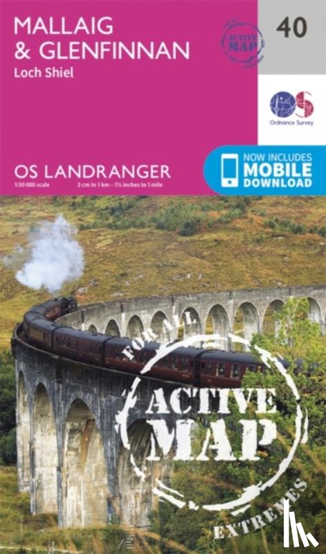 Ordnance Survey - Mallaig & Glenfinnan, Loch Shiel