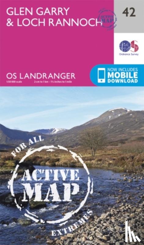 Ordnance Survey - Glen Garry & Loch Rannoch
