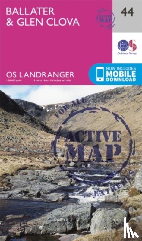 Ordnance Survey - Ballater, Glen Clova