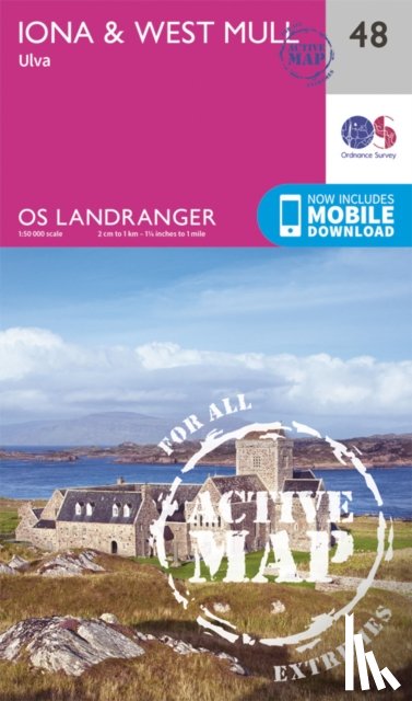 Ordnance Survey - Iona & West Mull, Ulva