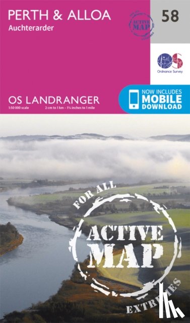Ordnance Survey - Perth & Alloa, Auchterarder