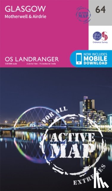 Ordnance Survey - Glasgow, Motherwell & Airdrie