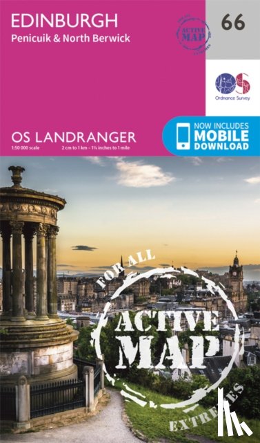 Ordnance Survey - Edinburgh, Penicuik & North Berwick