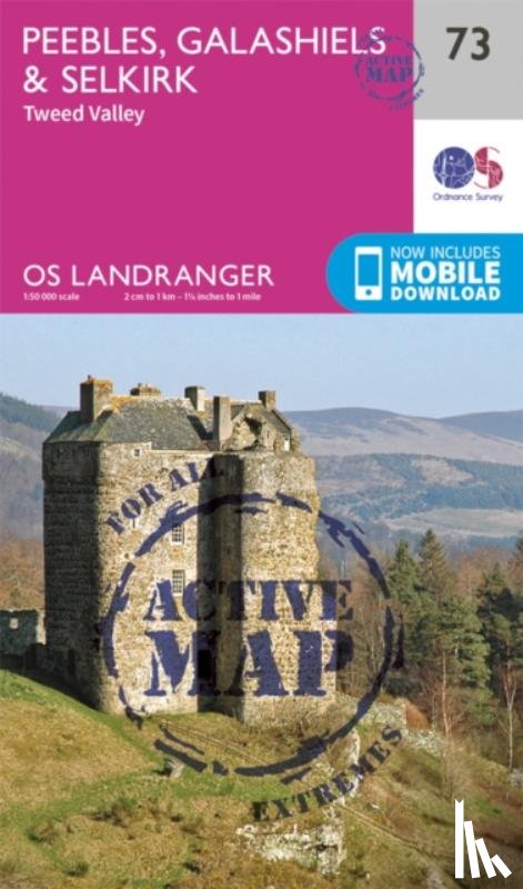 Ordnance Survey - Peebles, Galashiels & Selkirk, Tweed Valley