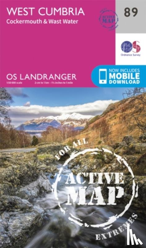 Ordnance Survey - West Cumbria, Cockermouth & Wast Water