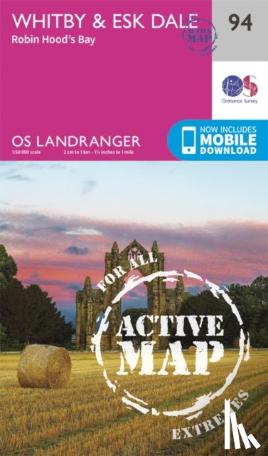 Ordnance Survey - Whitby, Esk Dale & Robin Hood's Bay