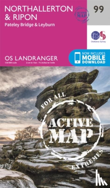 Ordnance Survey - Northallerton & Ripon, Pateley Bridge & Leyburn