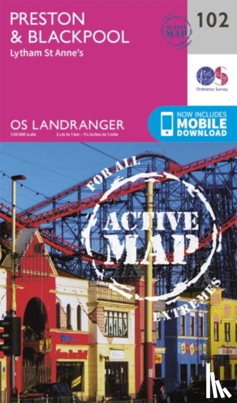 Ordnance Survey - Preston & Blackpool, Lytham