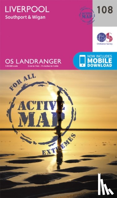Ordnance Survey - Liverpool, Southport & Wigan