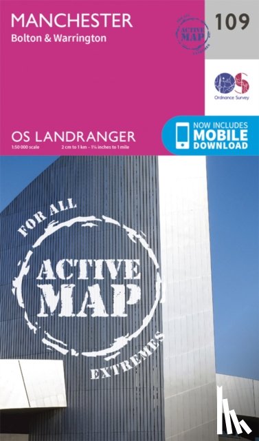 Ordnance Survey - Manchester, Bolton & Warrington