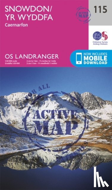 Ordnance Survey - Snowdon & Caernarfon