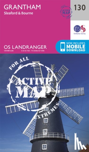 Ordnance Survey - Grantham, Sleaford & Bourne