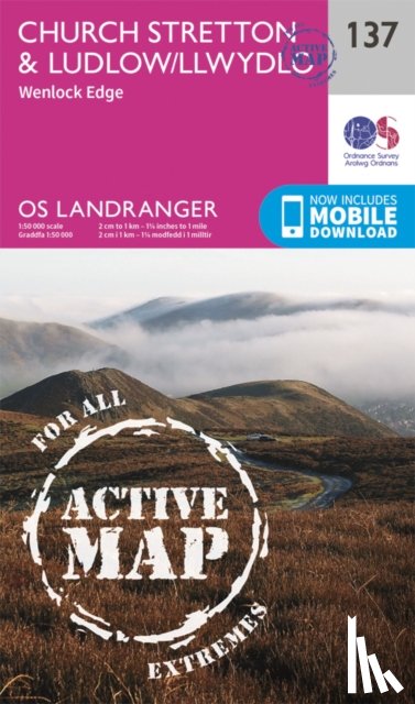 Ordnance Survey - Ludlow & Church Stretton, Wenlock Edge