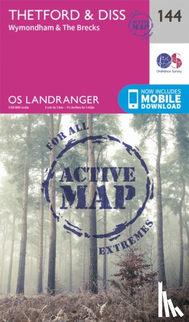 Ordnance Survey - Thetford & Diss, Breckland & Wymondham