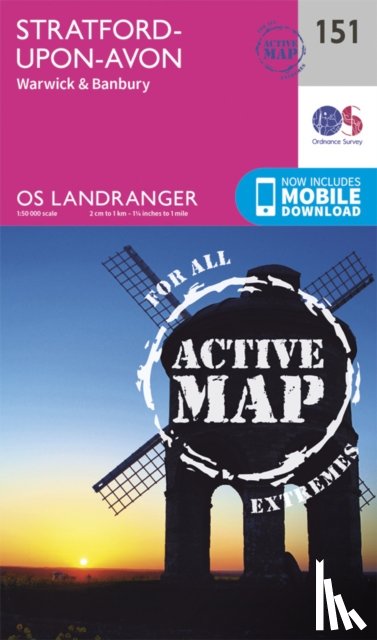 Ordnance Survey - Stratford-Upon-Avon, Warwick & Banbury