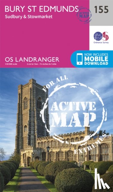 Ordnance Survey - Bury St Edmunds, Sudbury & Stowmarket