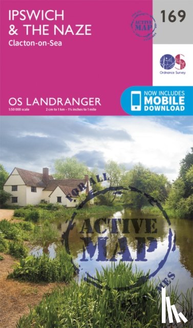 Ordnance Survey - Ipswich, the Naze & Clacton-on-Sea