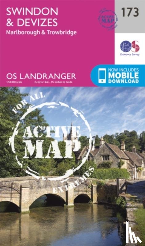 Ordnance Survey - Swindon, Devizes, Marlborough & Trowbridge