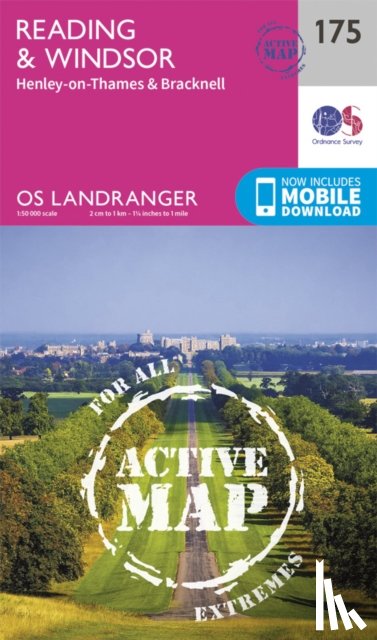 Ordnance Survey - Reading, Windsor, Henley-on-Thames & Bracknell