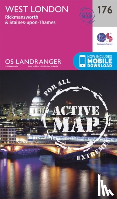 Ordnance Survey - West London, Rickmansworth & Staines