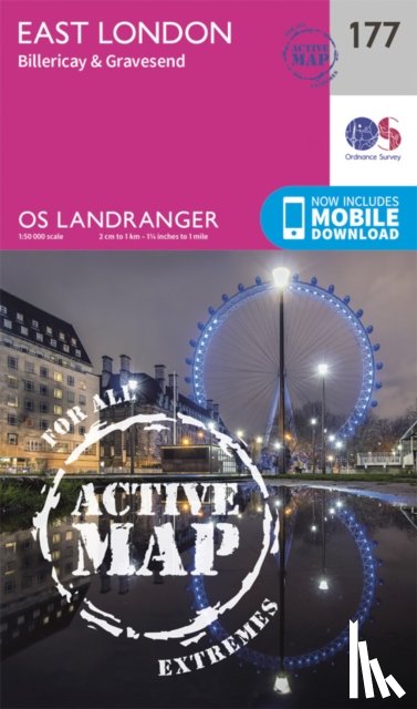 Ordnance Survey - East London, Billericay & Gravesend