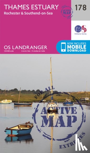 Ordnance Survey - Thames Estuary, Rochester & Southend-on-Sea