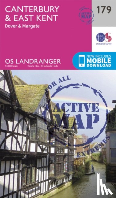 Ordnance Survey - Canterbury & East Kent, Dover & Margate
