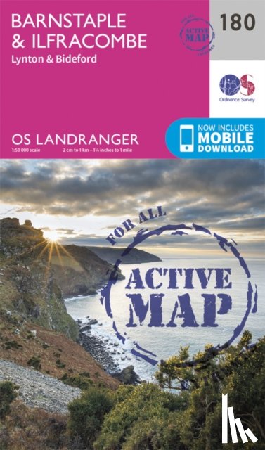 Ordnance Survey - Barnstaple & Ilfracombe, Lynton & Bideford