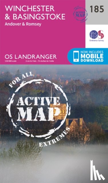 Ordnance Survey - Winchester & Basingstoke, Andover & Romsey