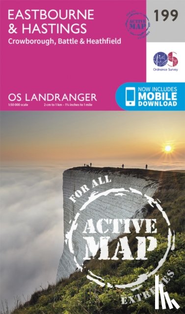 Ordnance Survey - Eastbourne & Hastings, Battle & Heathfield