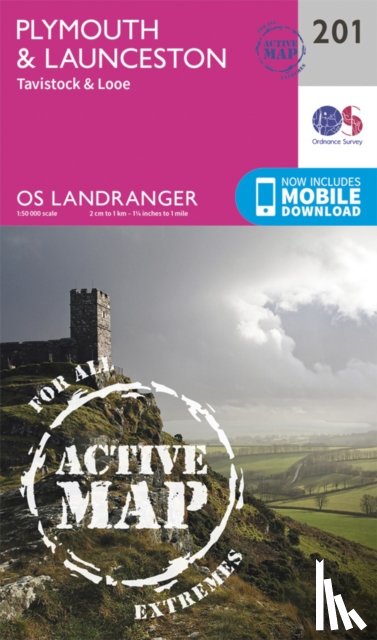 Ordnance Survey - Plymouth & Launceston, Tavistock & Looe