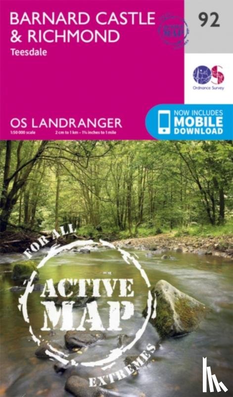 Ordnance Survey - Barnard Castle & Richmond
