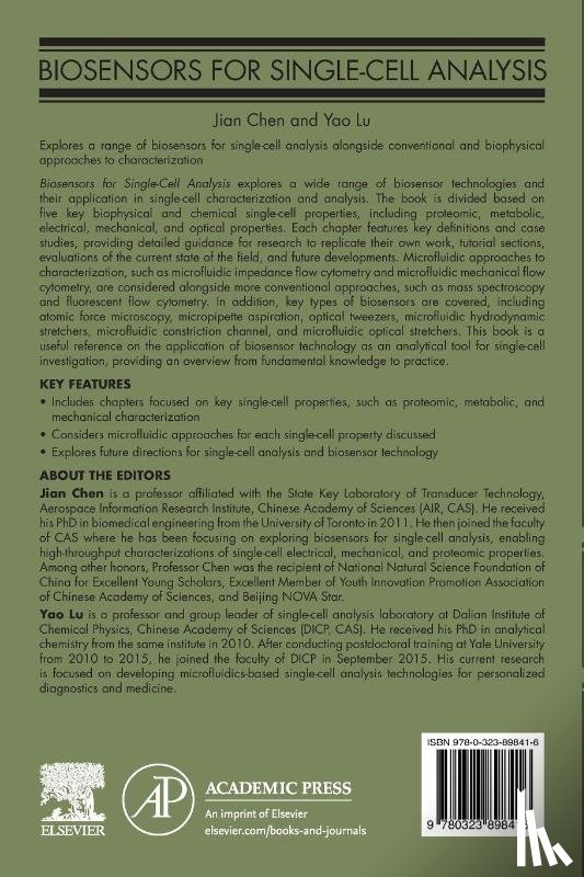  - Biosensors for Single-Cell Analysis