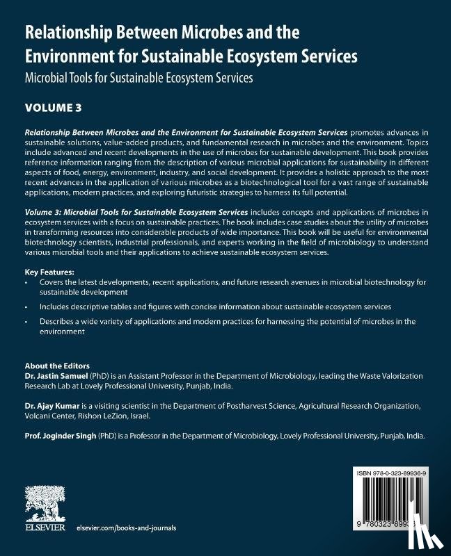 - Relationship Between Microbes and the Environment for Sustainable Ecosystem Services, Volume 3
