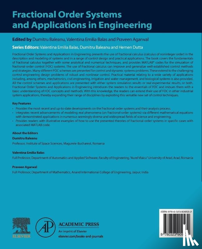  - Fractional Order Systems and Applications in Engineering