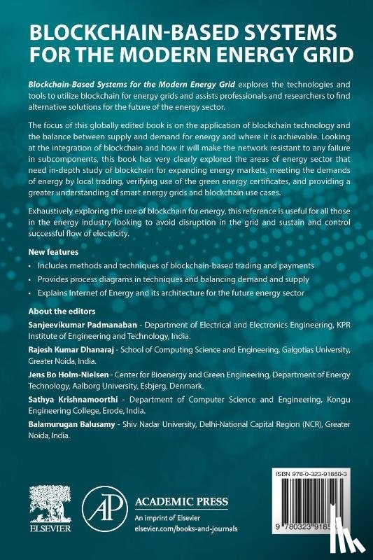  - Blockchain-Based Systems for the Modern Energy Grid