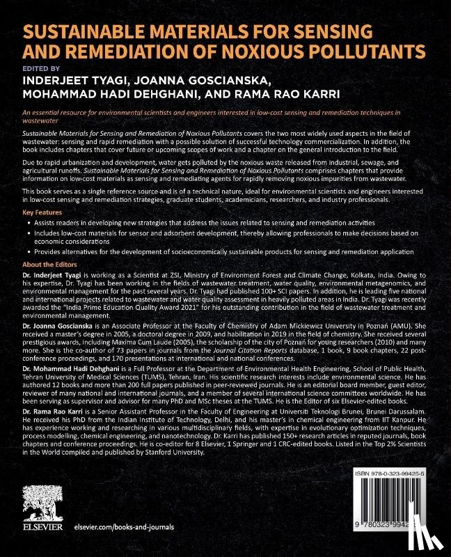  - Sustainable Materials for Sensing and Remediation of Noxious Pollutants
