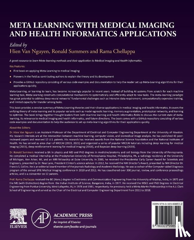  - Meta Learning With Medical Imaging and Health Informatics Applications