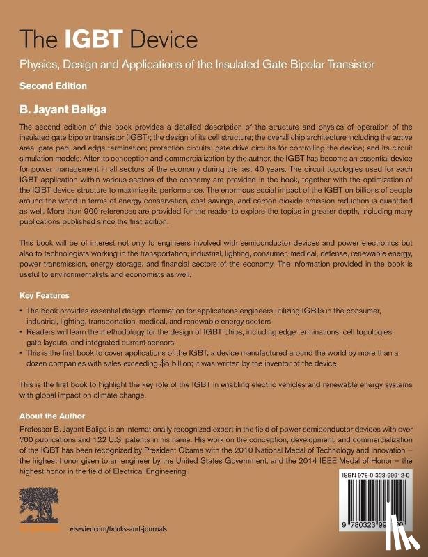 Baliga, B. Jayant (Distinguished University Professor - The IGBT Device