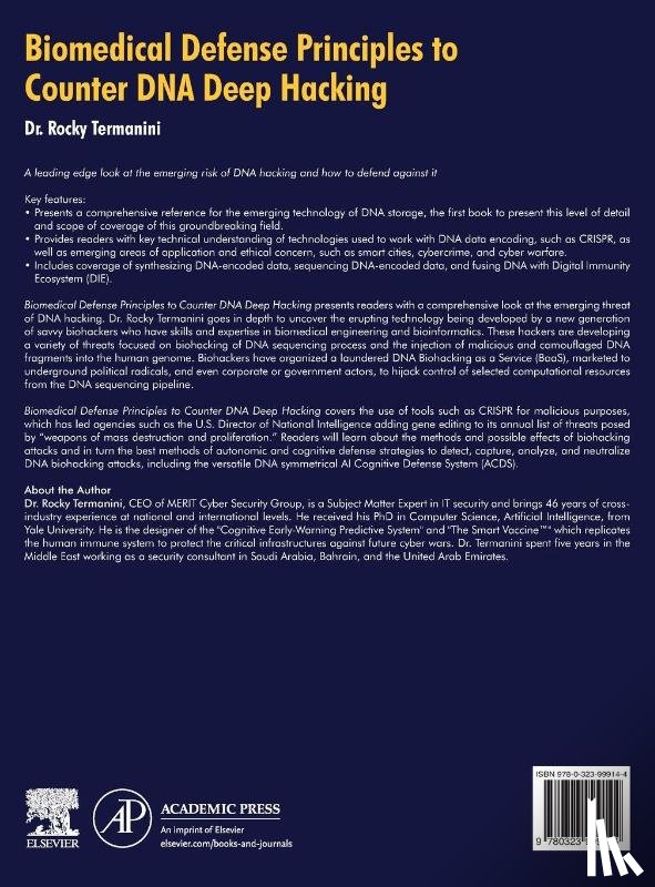 Termanini, Rocky (CEO - Biomedical Defense Principles to Counter DNA Deep Hacking