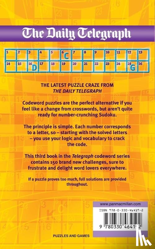 Telegraph Group Limited - Daily Telegraph Codewords 3
